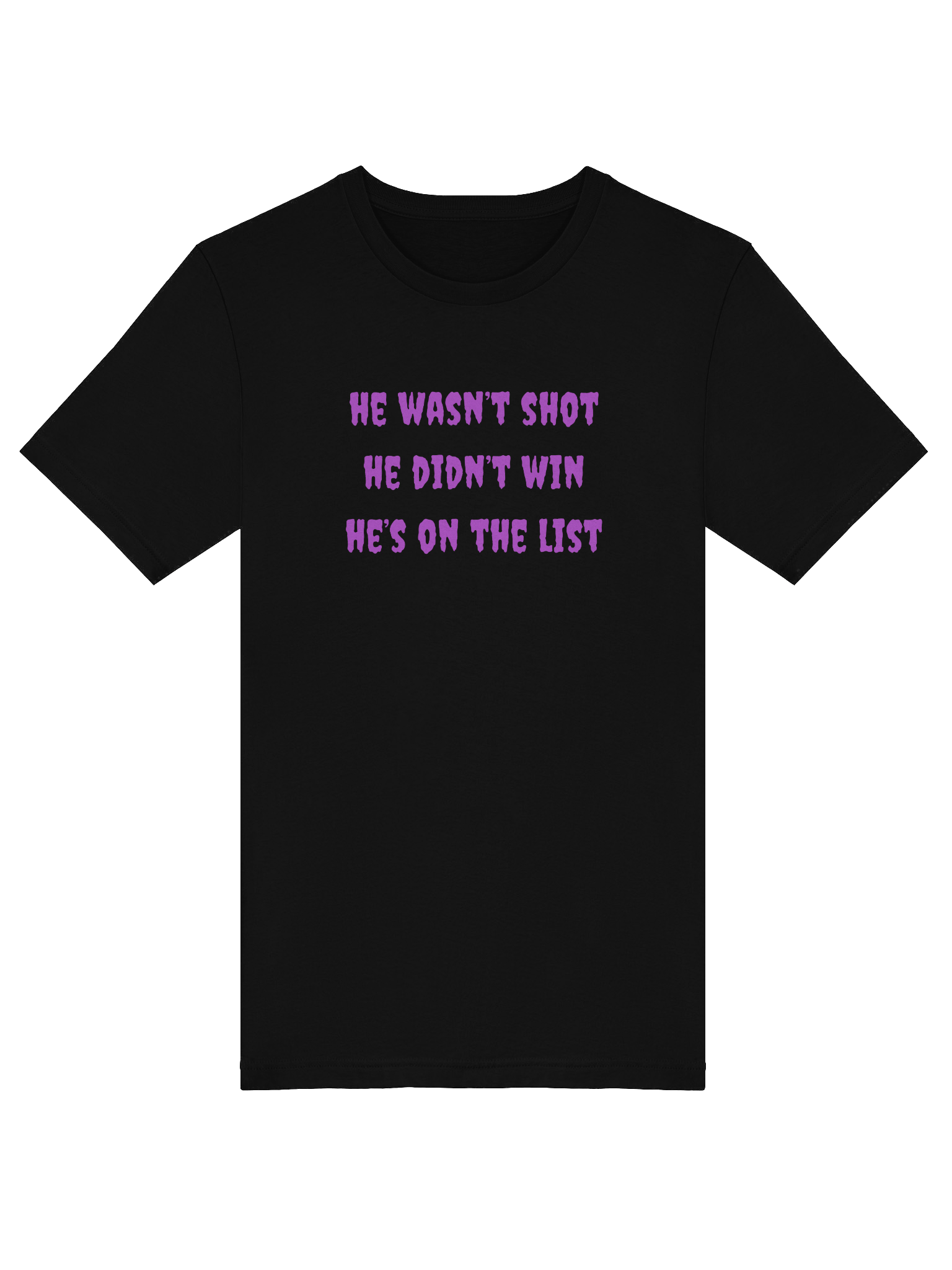 She Won Purple Horror Print Unisex Supersoft T-shirt product image (5)