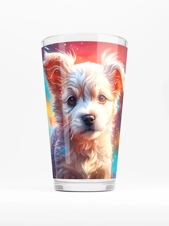 Cute Dog Pint Glass product image (1)
