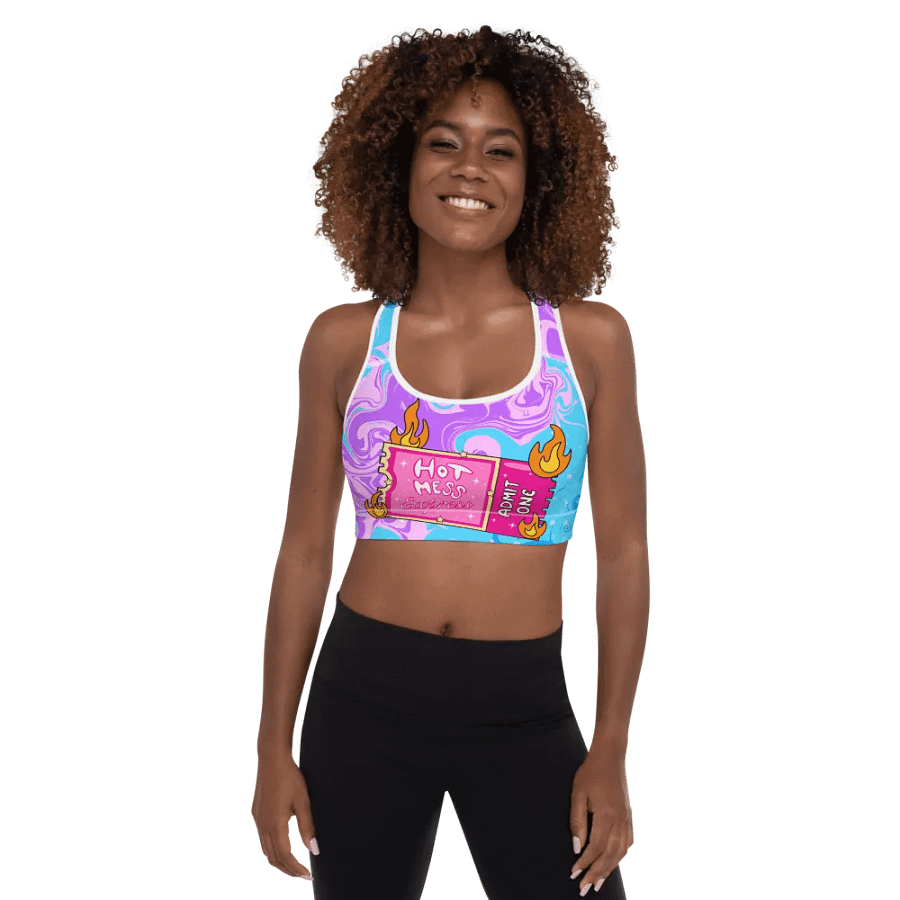 All Aboard Padded Sports Bra product image (1)