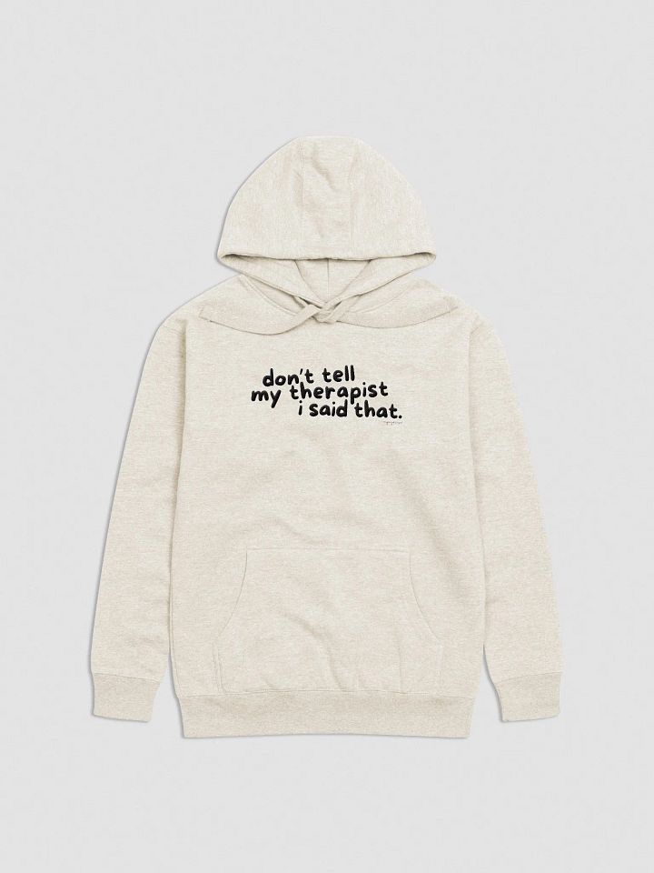 Therapy Hoodie (Embroidered) product image (1)
