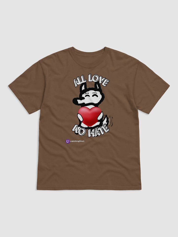 All Love No Hate heavyweight T-Shirt product image (5)