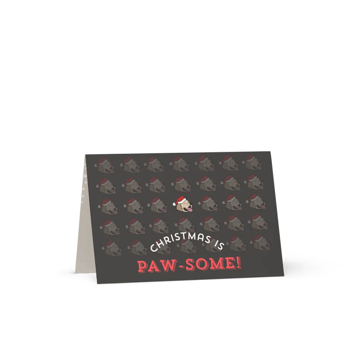 Christmas is Paw-some! 35 Laughing Retrievers Christmas Card product image (1)