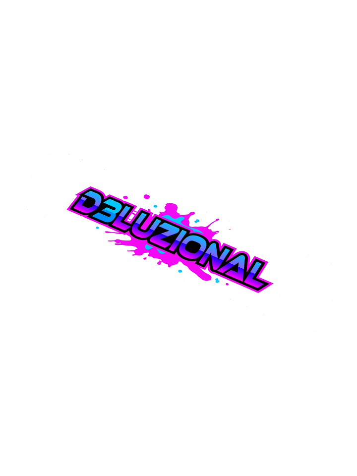 DJ D3LUZIONAL BUMPER STICKER product image (1)