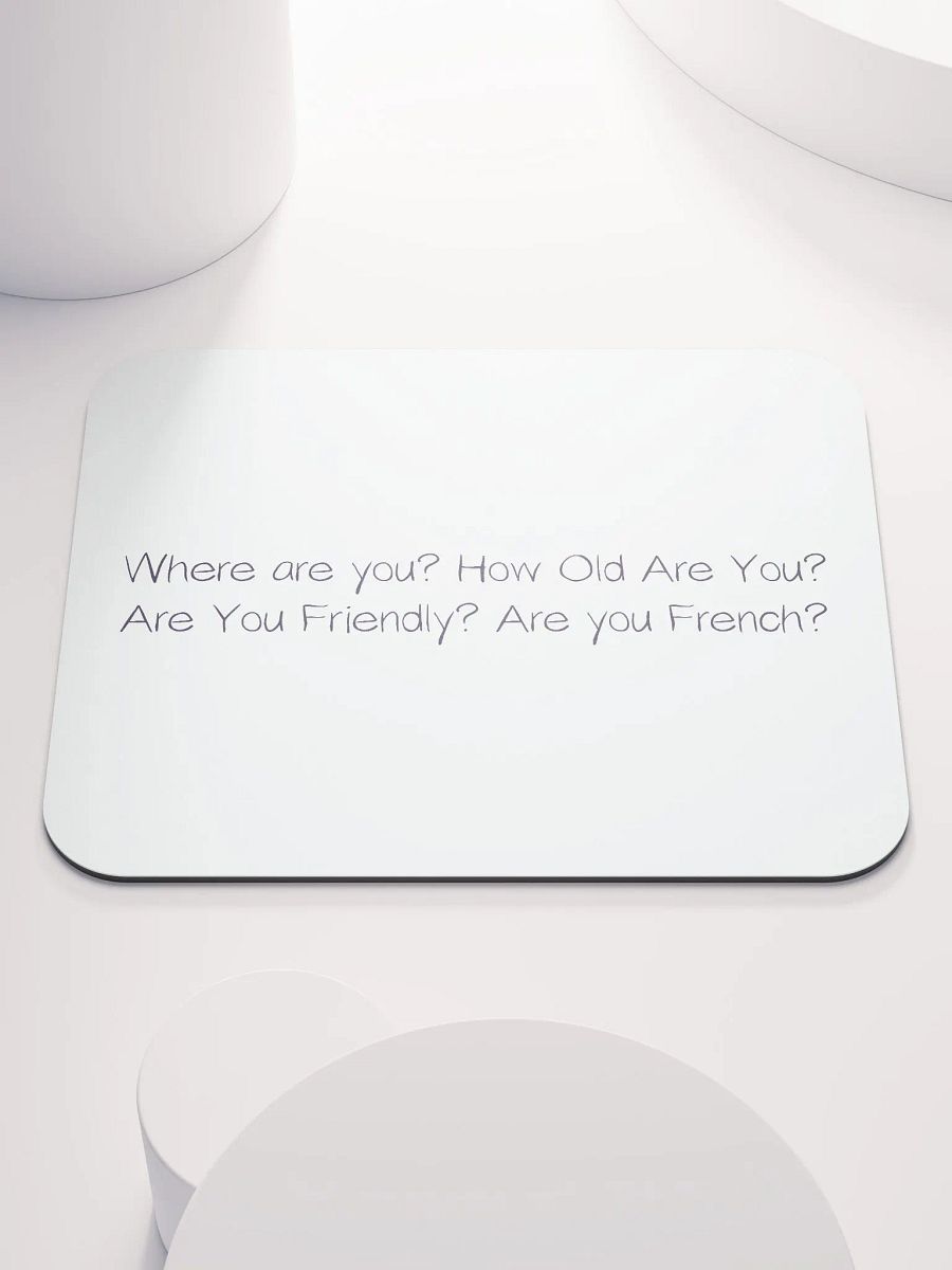 Friendly Mouse Pad product image (1)
