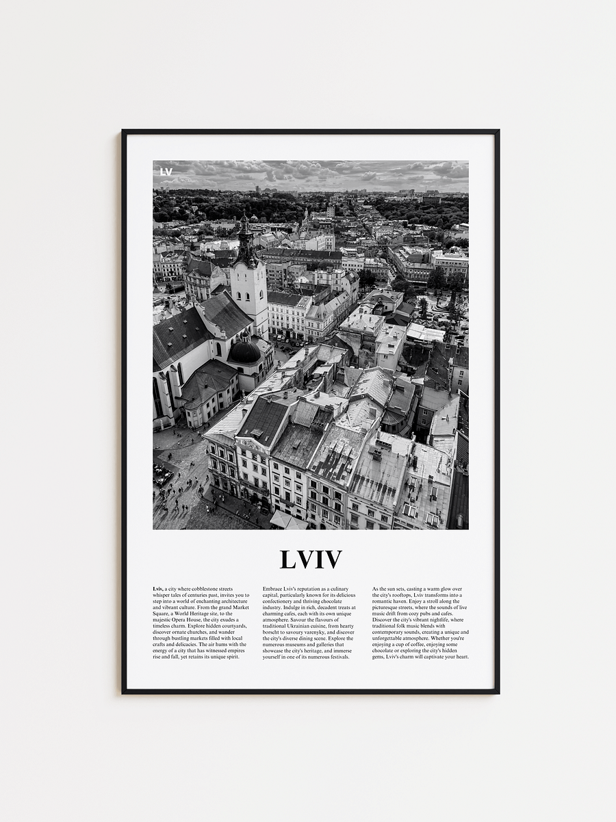 Lviv 01 Newspaper Poster product image (1)