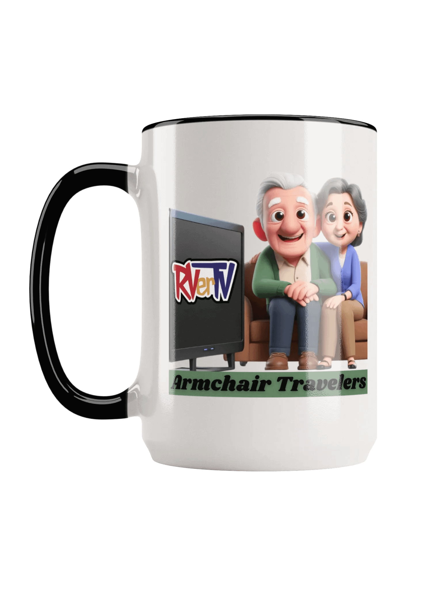 Armchair Travelers Couple - Coffee Mug product image (3)