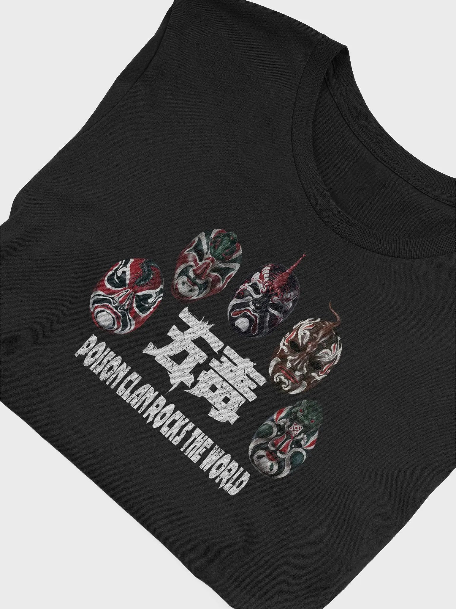 Poison Clan Five Venoms Mask T-shirt product image (5)