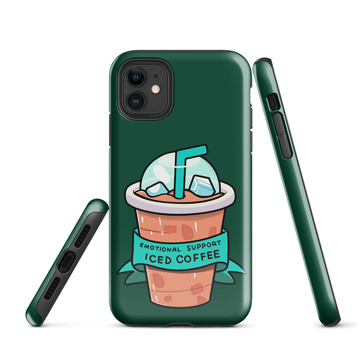 Emotional Support Iced Coffee iPhone® Tough Case product image (1)