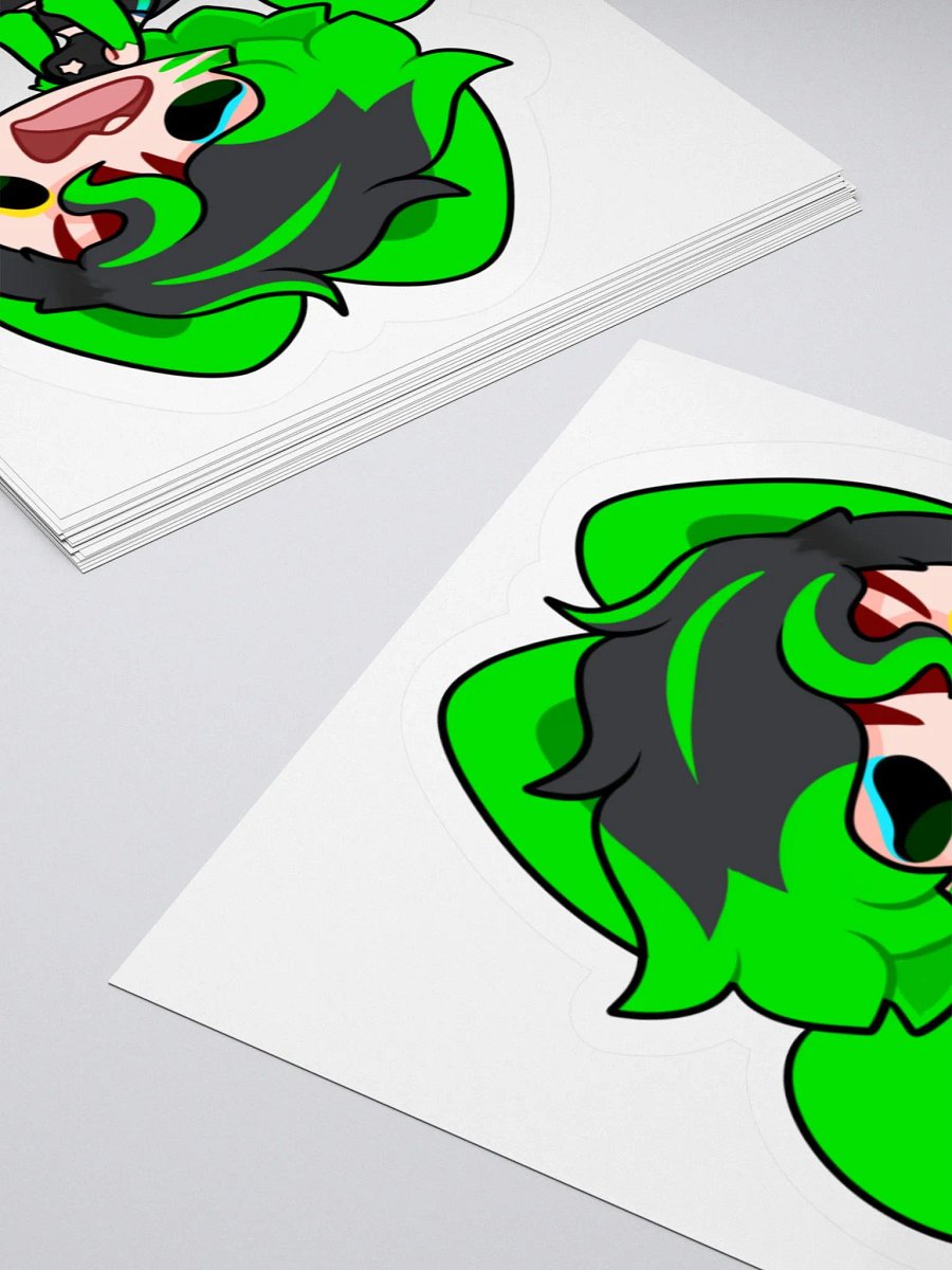 Mega - Green Sticker product image (4)