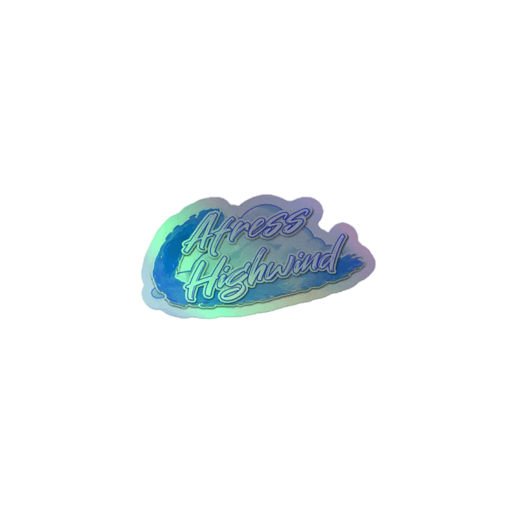 AfressHighwind Logo Holographic Sticker product image (1)