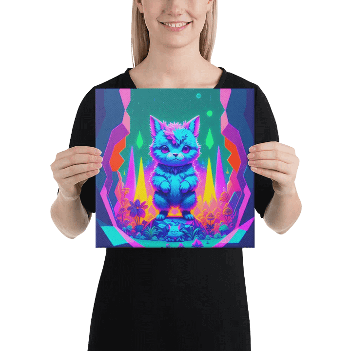 Cute Cat Digital Painting - v9 product image (2)