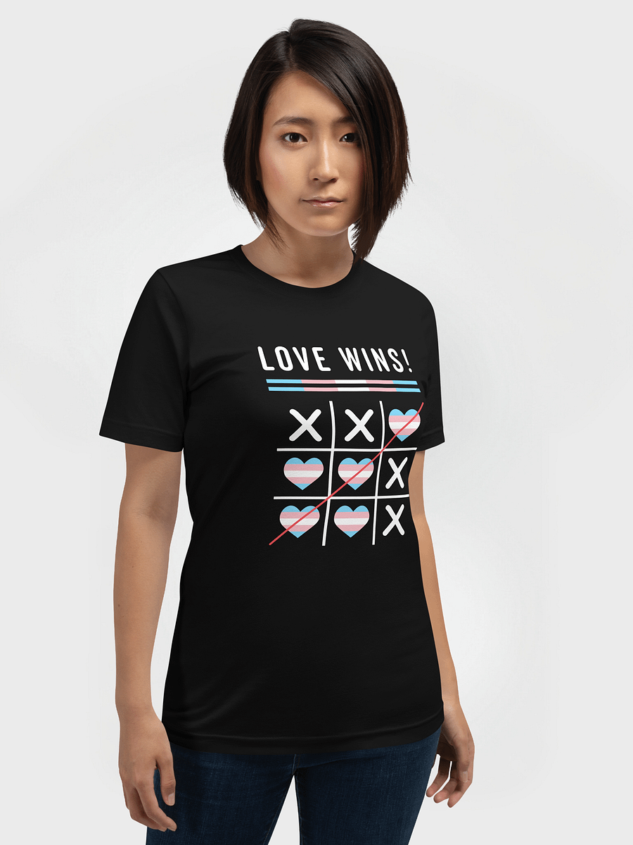 Tic Tac Toe Love Wins LGBTQ Transgender Pride T-Shirt product image (1)
