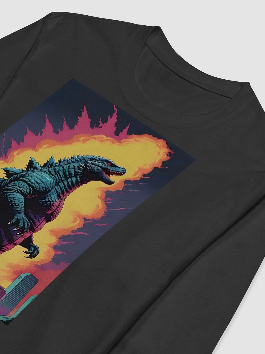 Classic Godzilla Poster Long Sleeve Shirt product image (5)