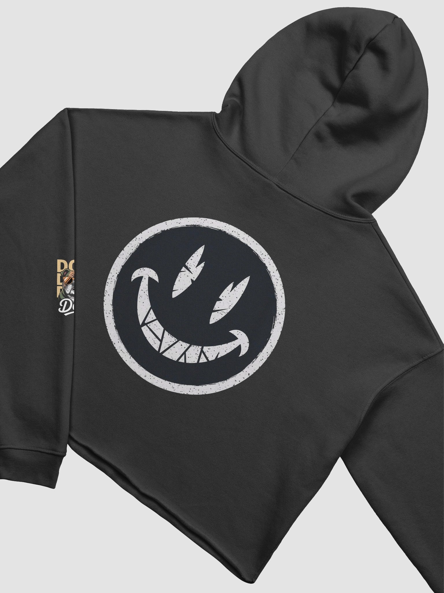 Bulldog Vibes Crop Hoodie product image (2)