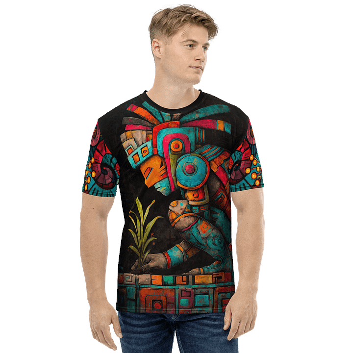 Ch’ulel Roots – Mayan Spirit All-Over Print T-Shirt product image (1)
