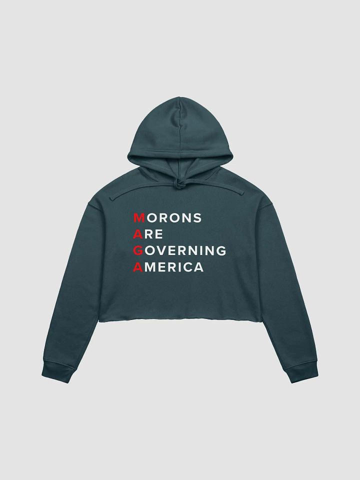 MAGA Morons Crop Hoodie product image (4)
