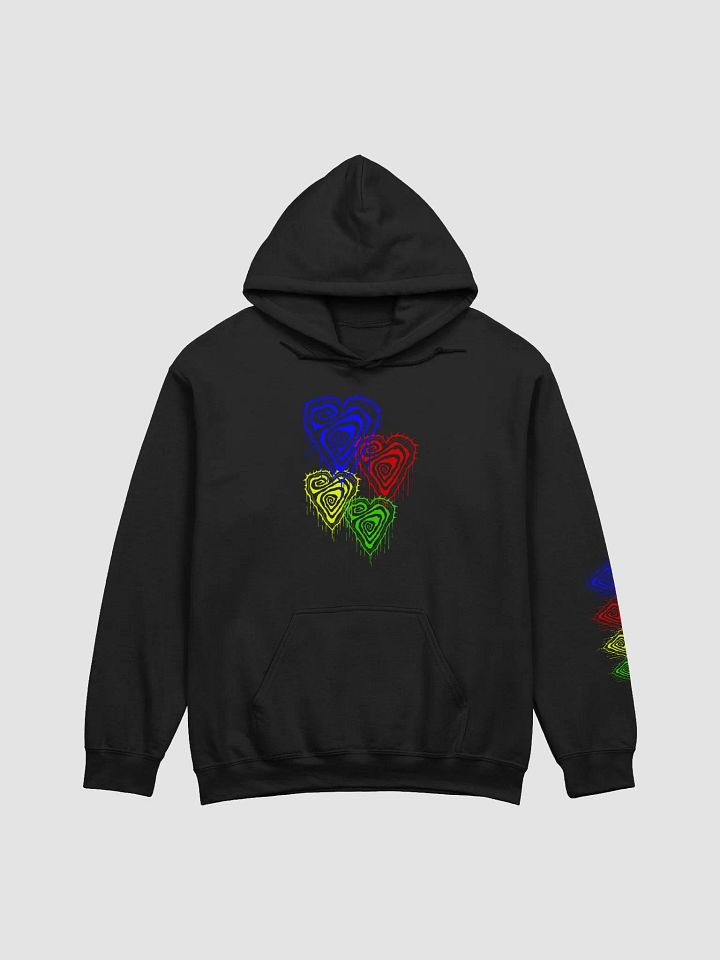 Smoked Heart Valentines Day Hoodie product image (6)