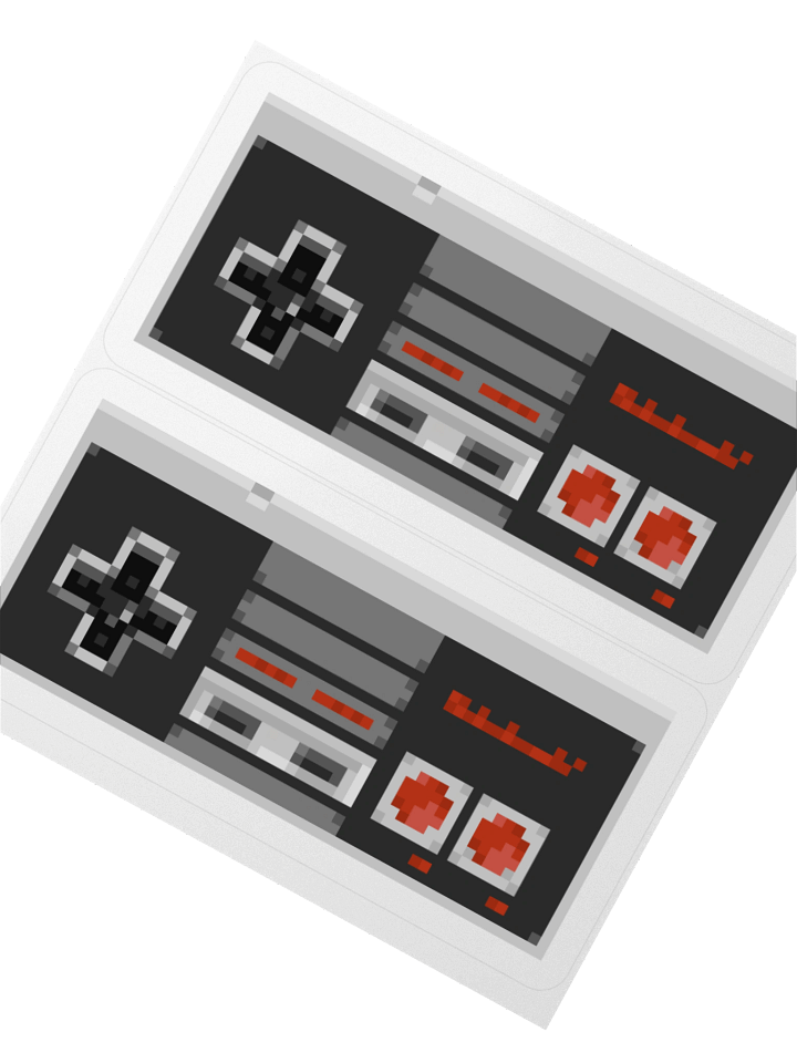 NES Controller Pixel Art Sticker Set product image (4)