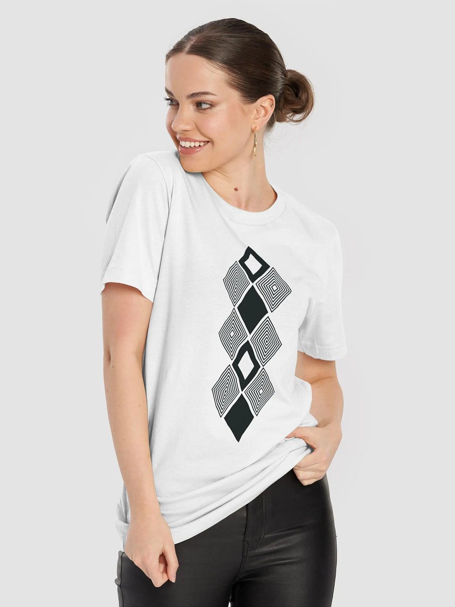 Black and white triangle design Supersoft T-Shirt product image (23)