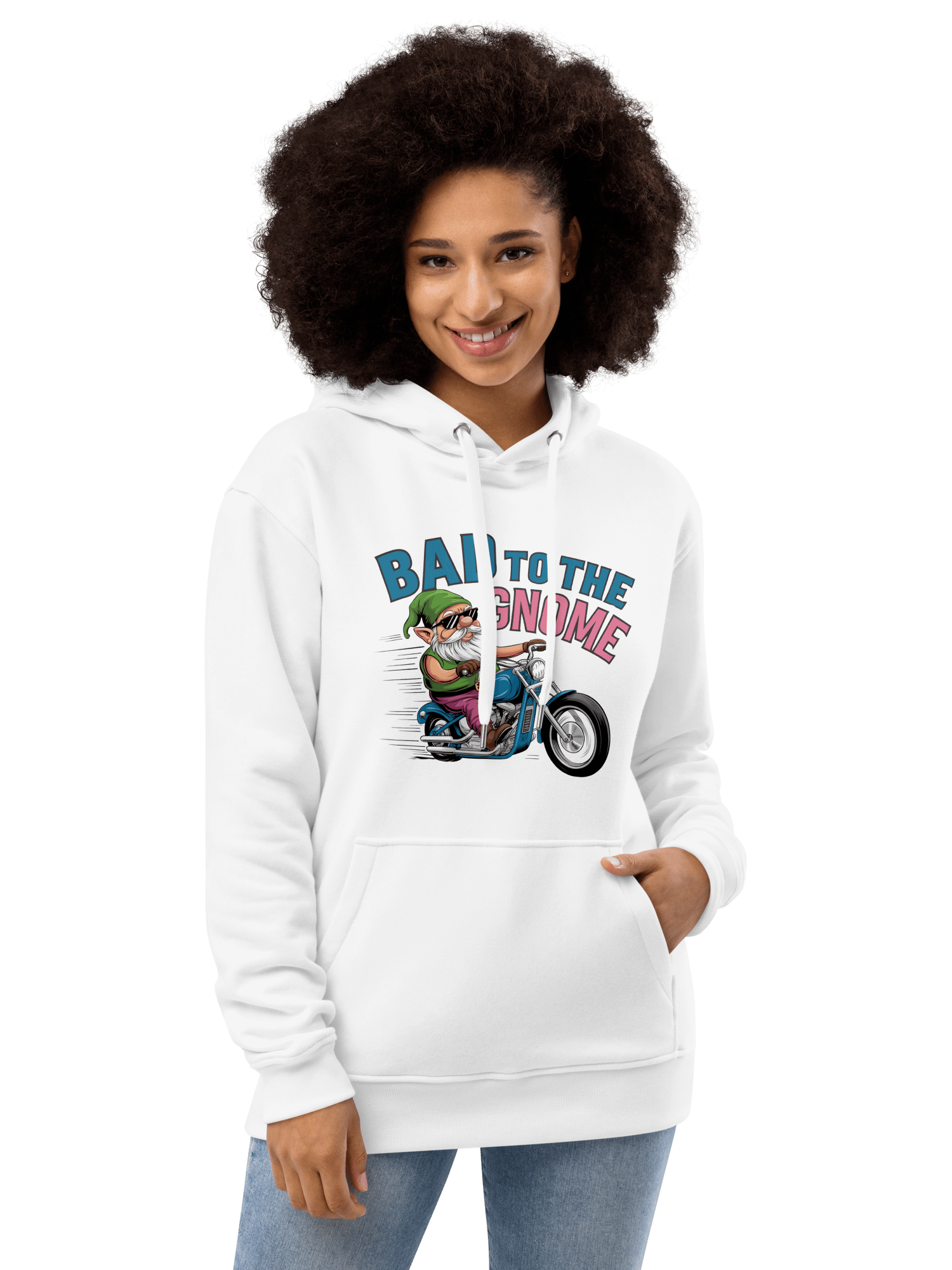 Bad to the Gnome Motorcycle Hoodie product image (9)