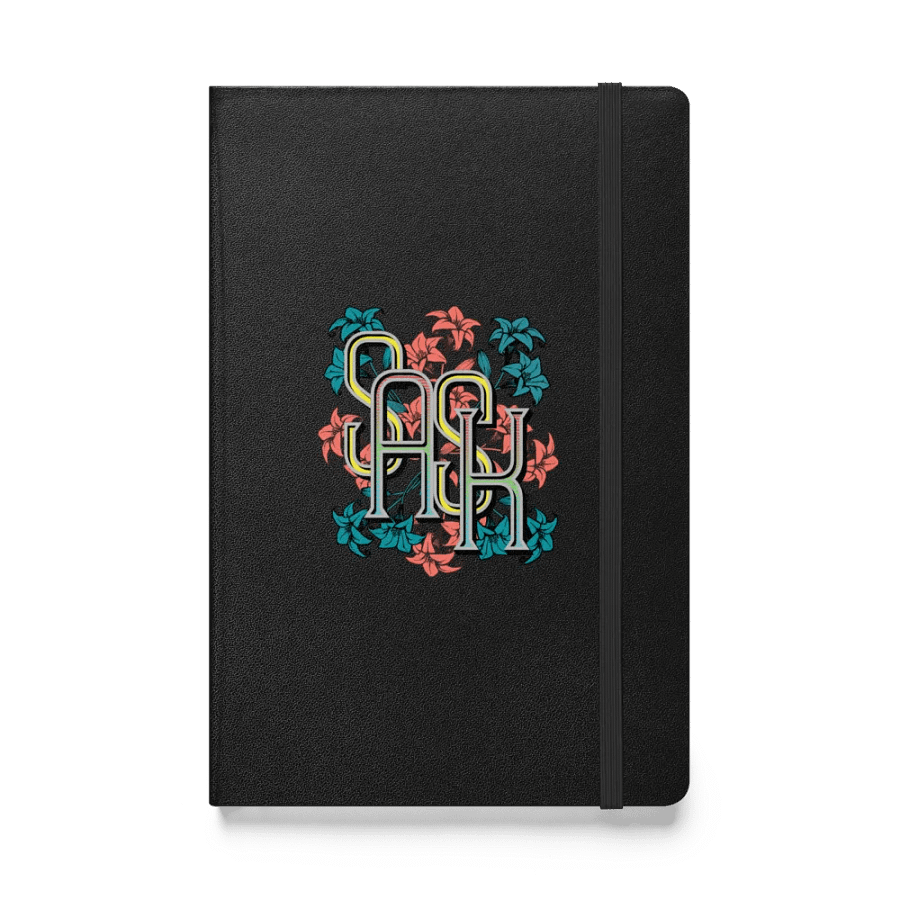 Sask Saskatoon Saskatchewan Flower Floral Hardcover Notebook product image (1)