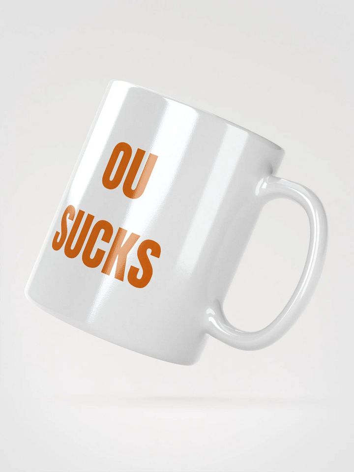 OU SUCKS Red River Rivalry Glossy White Mug product image (2)