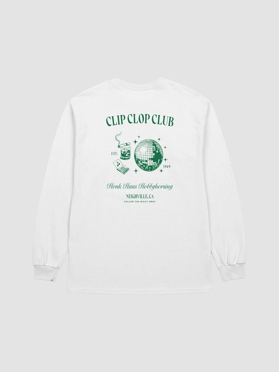 clip clop club printed long sleeve product image (3)
