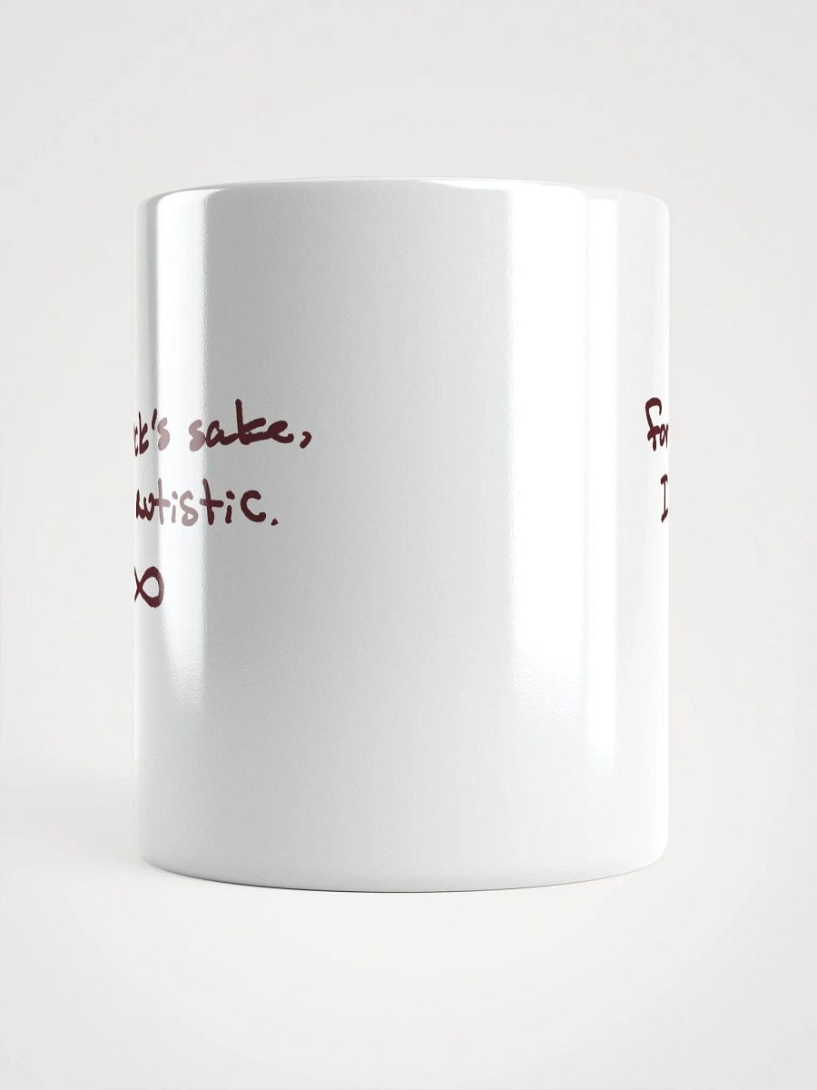FFS, I'm autistic. (maroon design) mug product image (9)