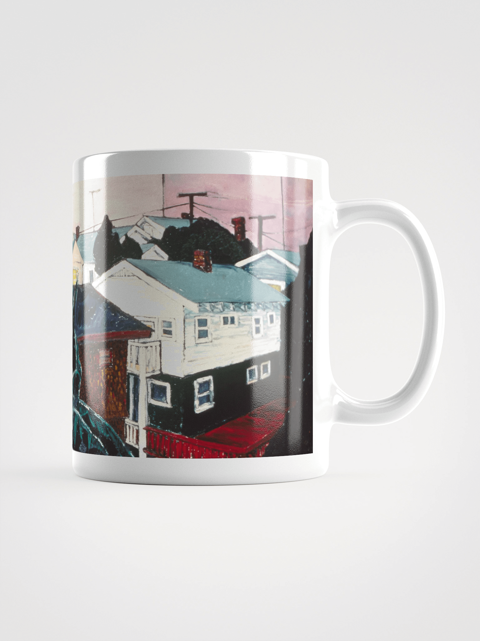 Leaning into Night (1983) on White Glossy Mug product image (1)
