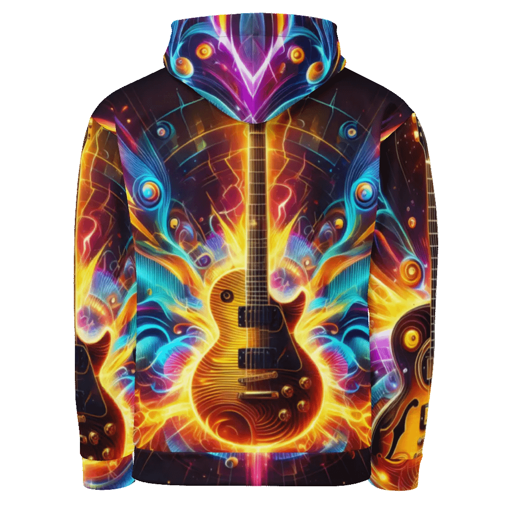 Guitar Musical Instrument - All-Over Unisex Hoodie #14 product image (3)