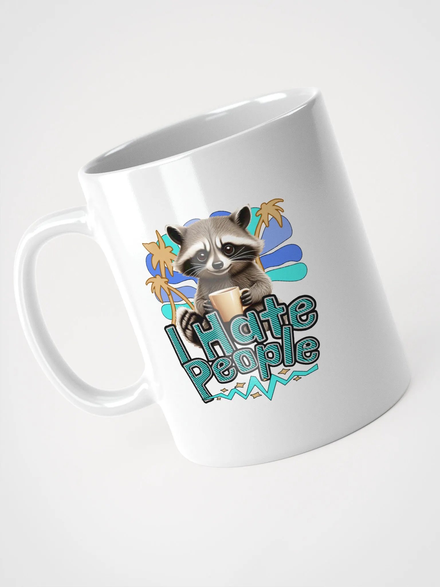 I Hate People Raccoon Sassy Mug product image (2)