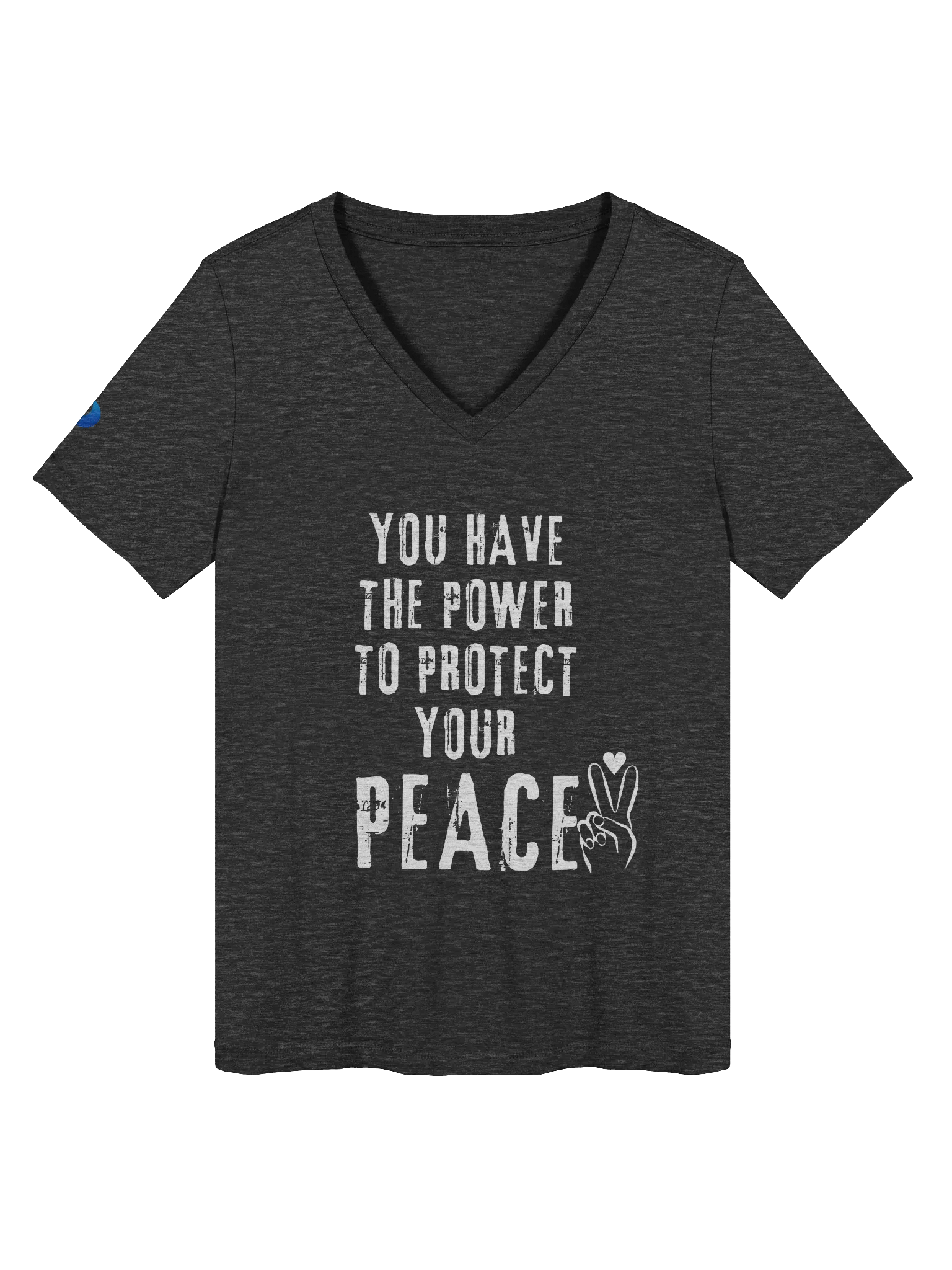 Protect Your Peace V-Neck Tee product image (2)