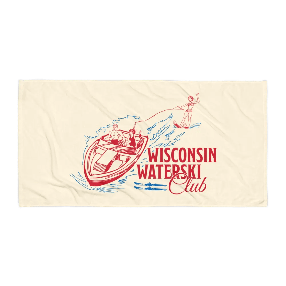 Wisconsin Waterski Retro Towel product image (1)