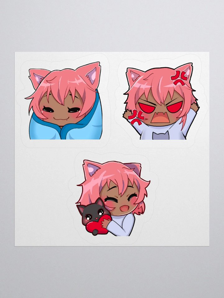 Chibi Cat Emotions Sticker Set product image (2)