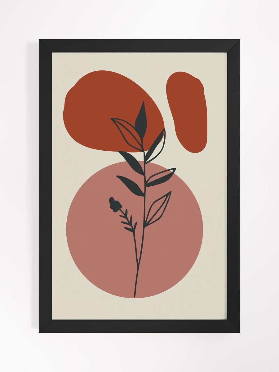 Stylized Botanical Minimalism Framed Poster product image (2)