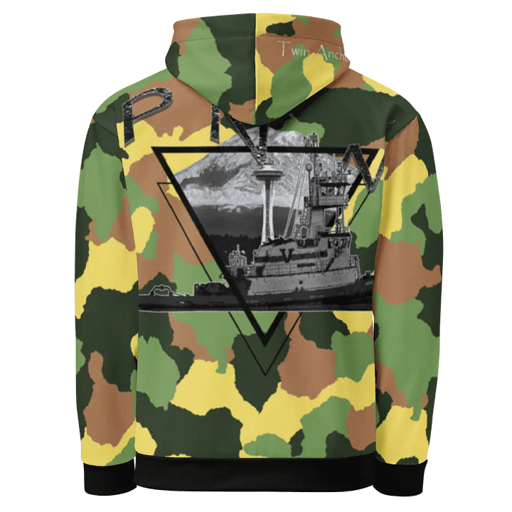 Camouflage & Green PNW 1 Hudson VB Hoodie product image (1)