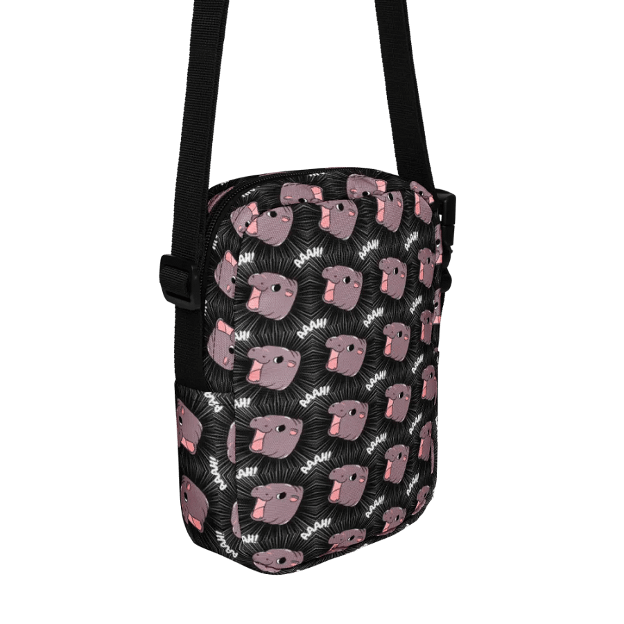 MOODENG'S BLACK AAAH! UTILITY CROSSBODY BAG! product image (3)