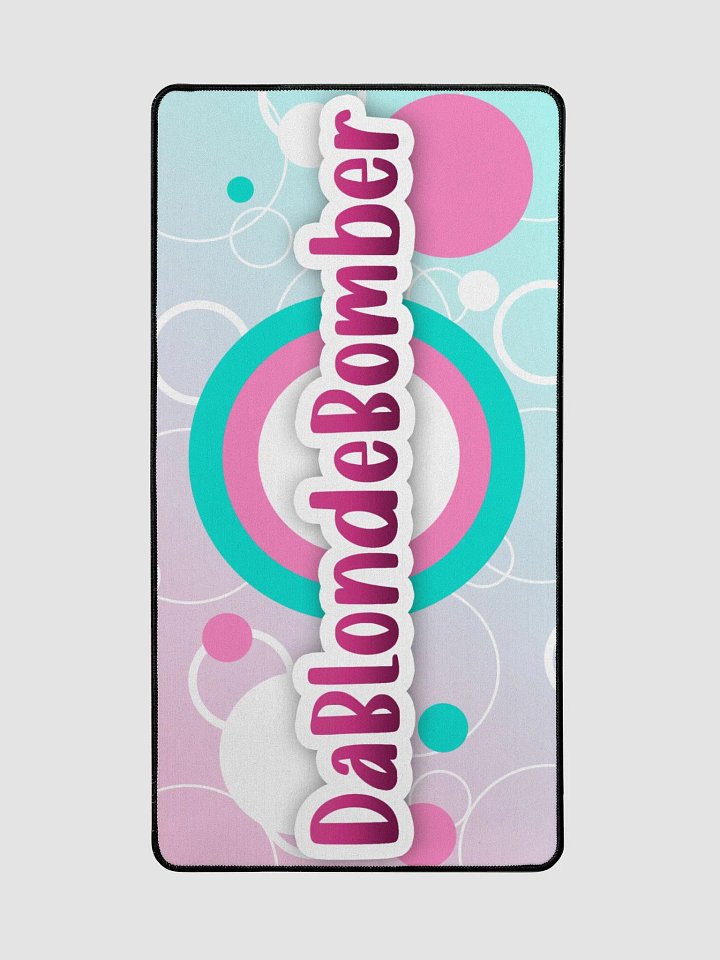 DaBlondeBomber DeskMat product image (1)