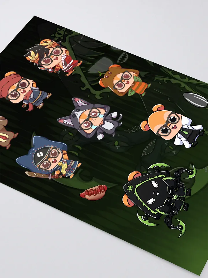 Kuma Cosplay Sticker Set product image (2)