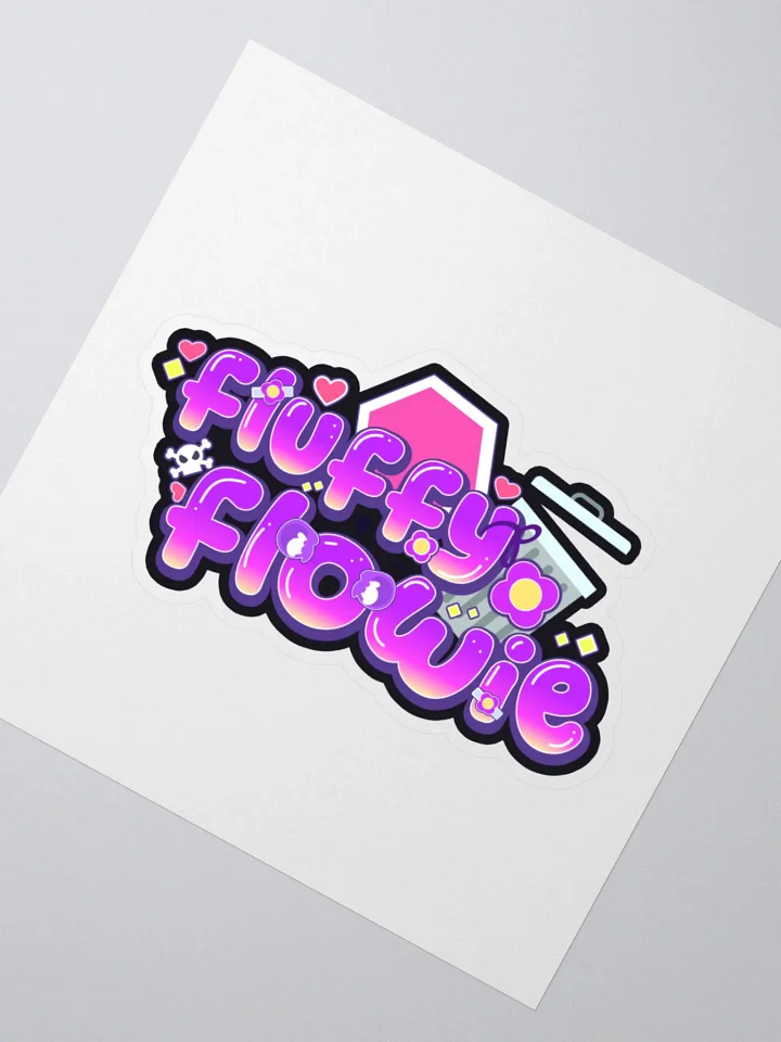 Fluffyflowie Logo Sticker product image (2)