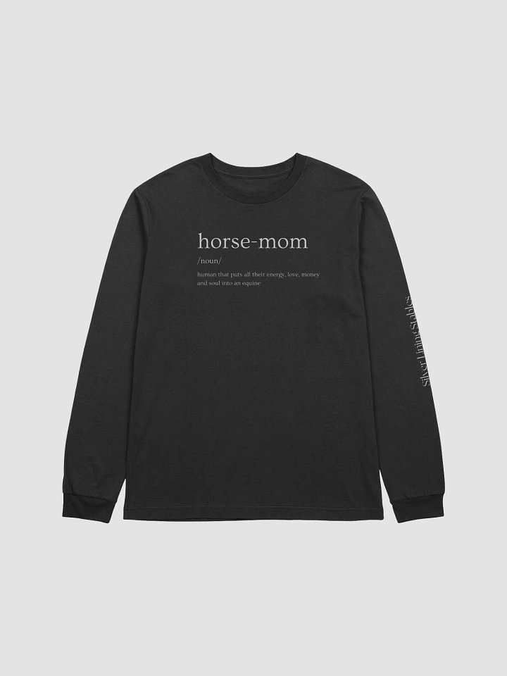 Horse Mom Long Sleeve Tee product image (1)