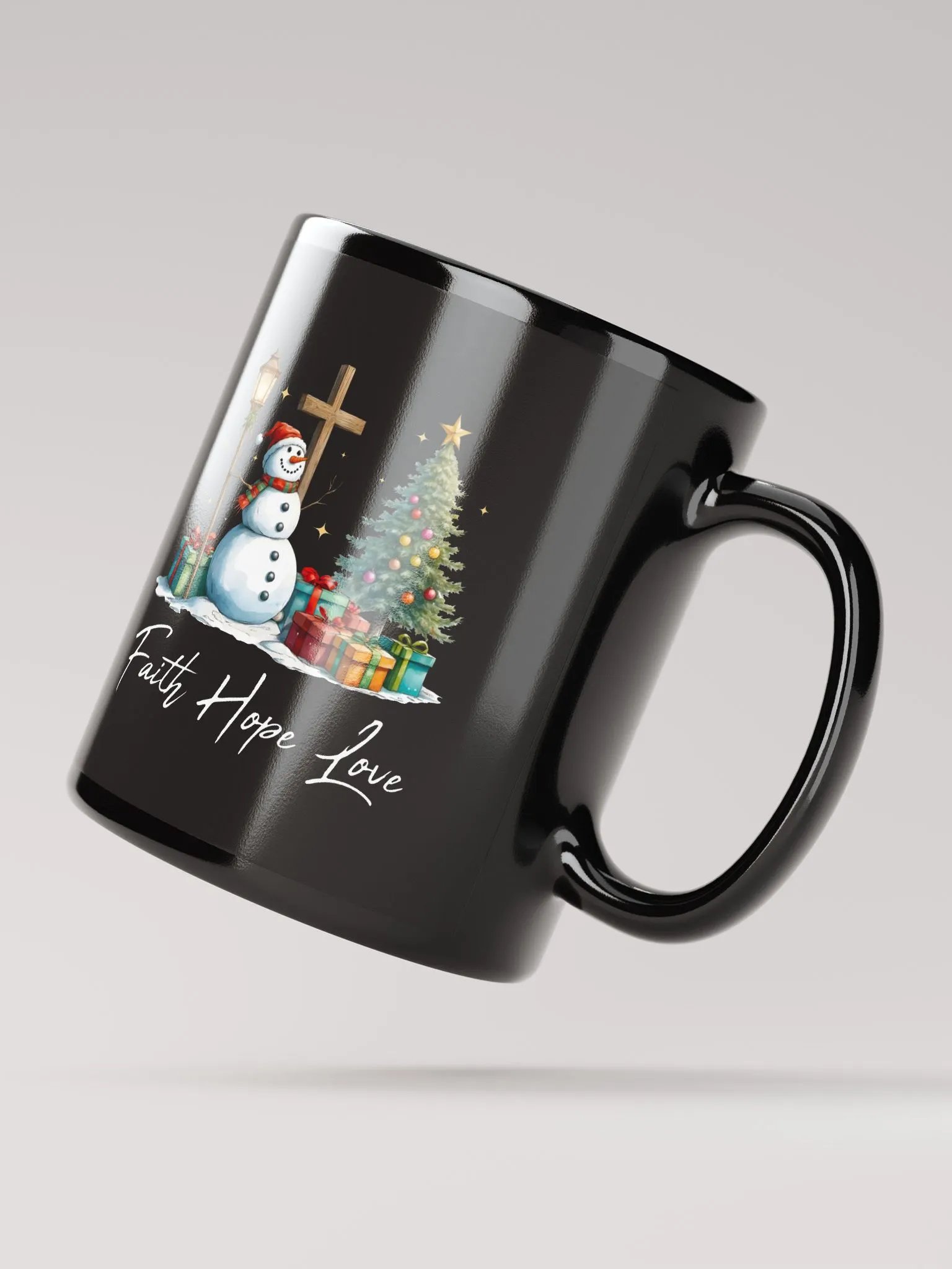 Faith Hope and Love Christmas Mug product image (3)