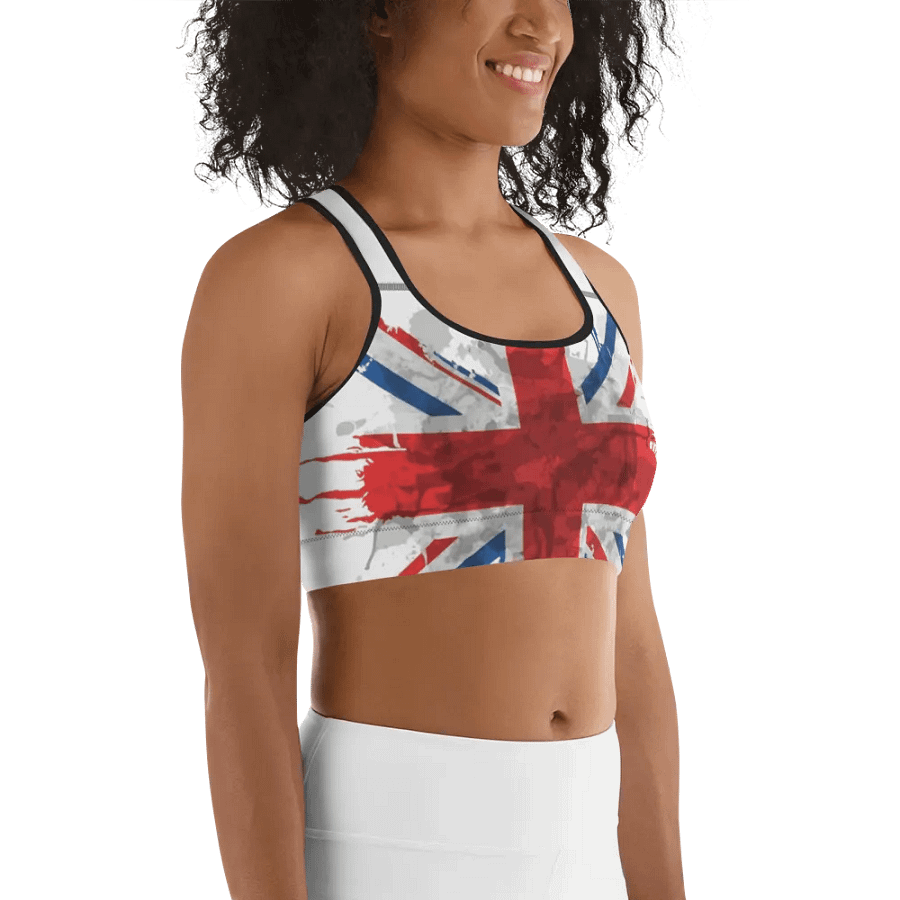 Explosive Union Jack Sports Bra product image (3)