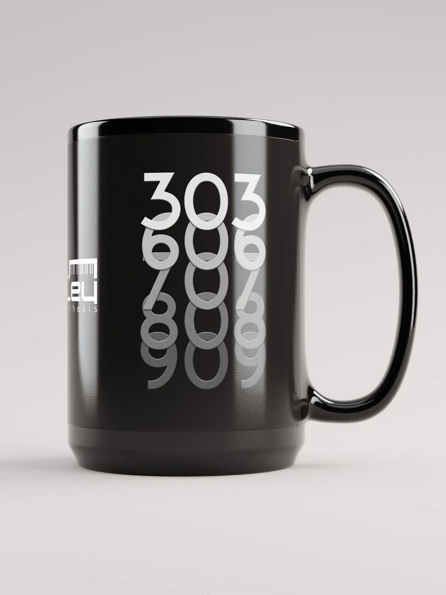 303 to 909 Black Glossy Mug product image (3)