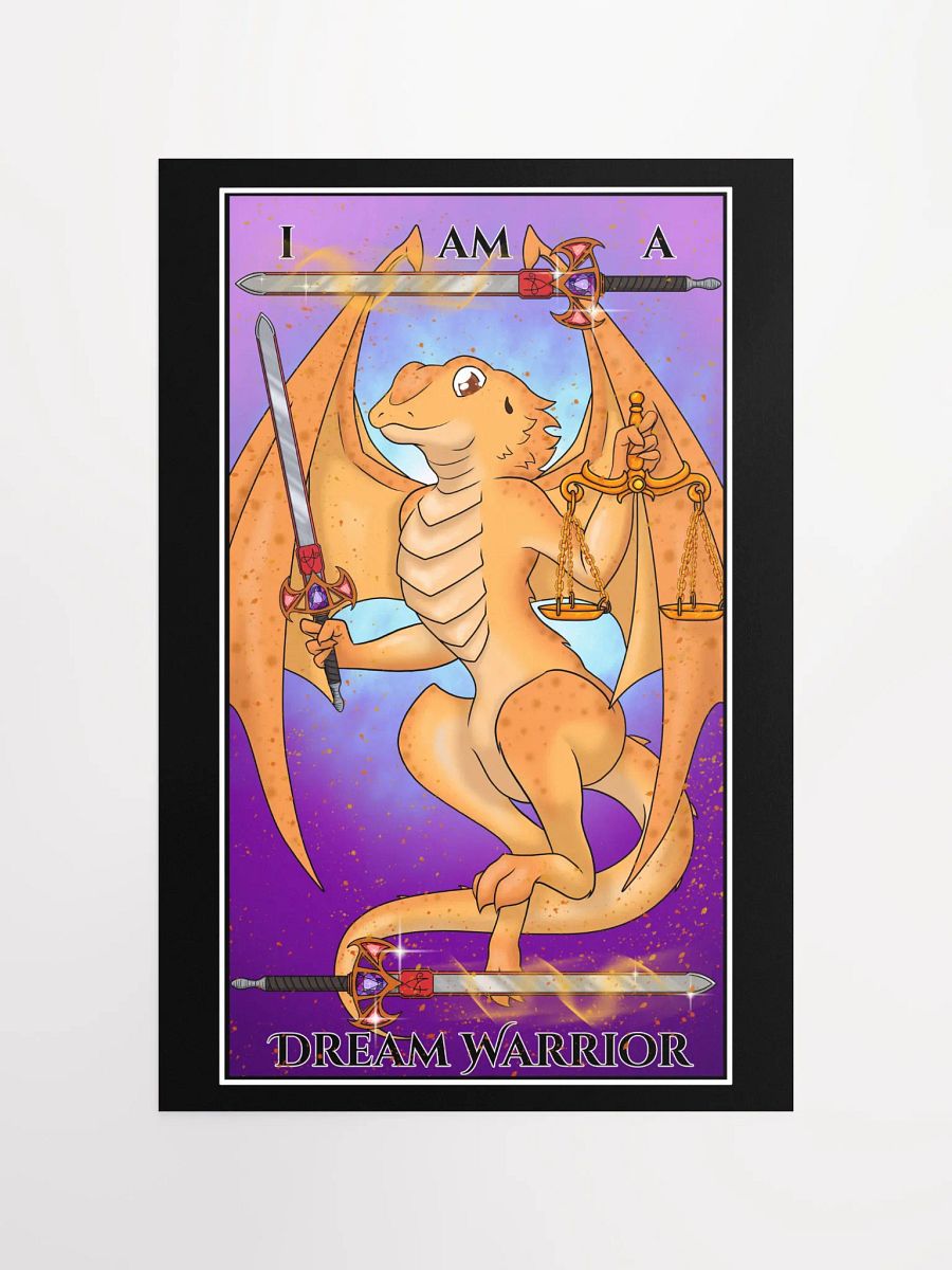 Day of the Dragon "Justice" Tarot Card Poster product image (4)