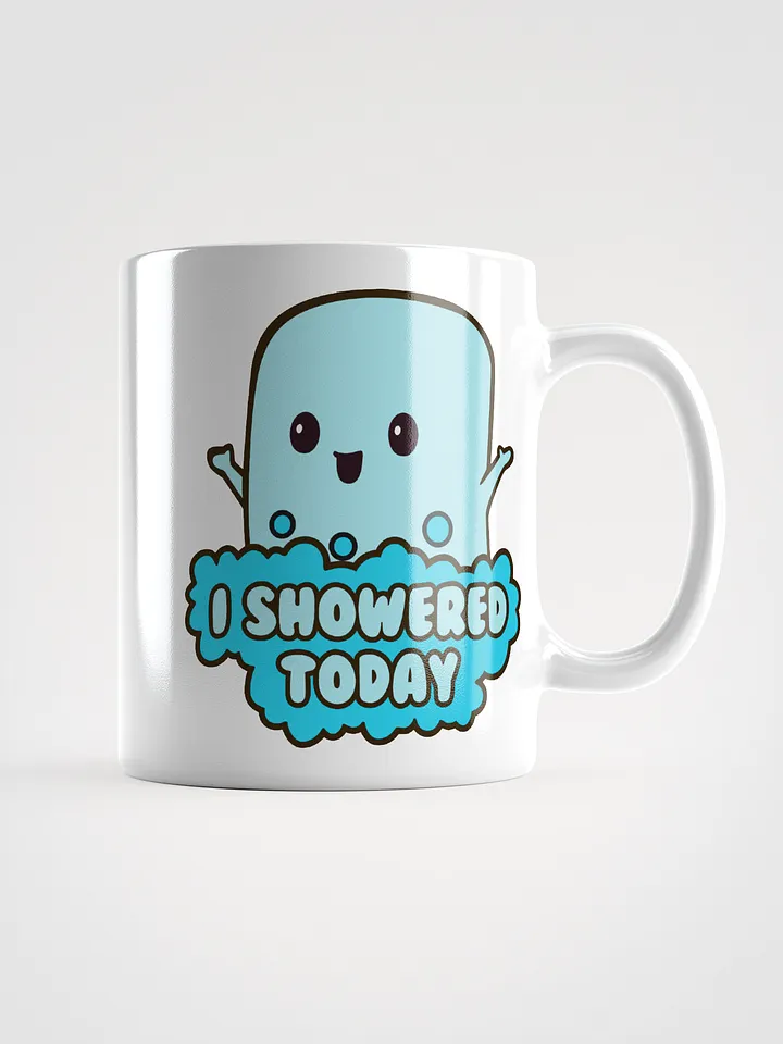 💙 I Showered Today – Cozy Little Victory Mug product image (1)