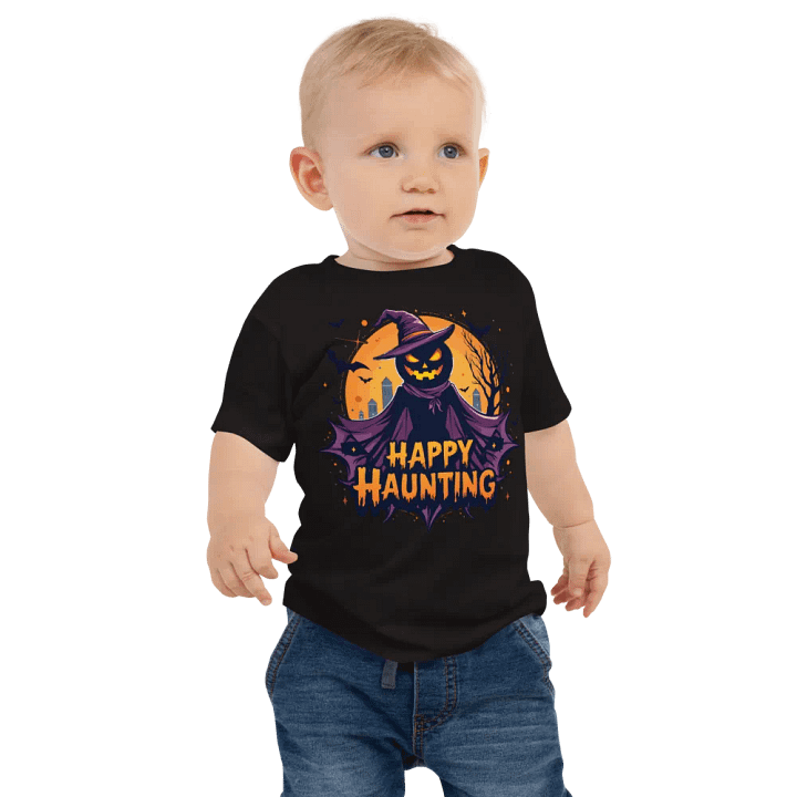 Happy Haunting Baby Tee product image (1)