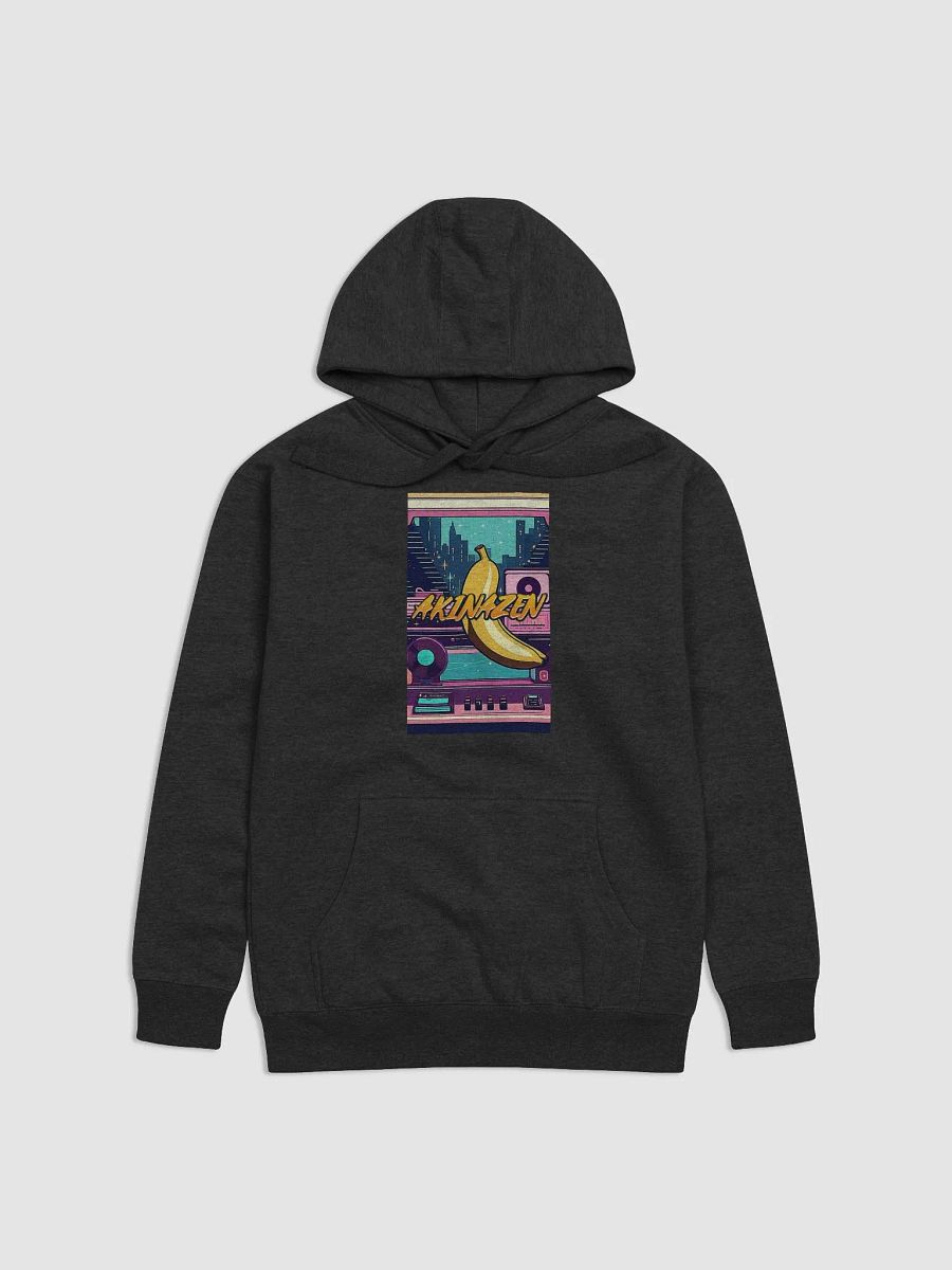 AkinaZEN Retro-Futurism Banana Cityscape Hoodie product image (1)