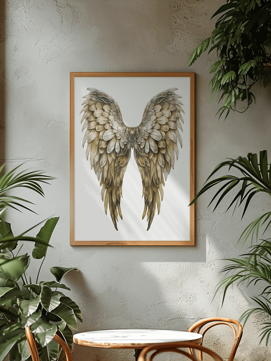 Golden Wings Framed Poster product image (1)