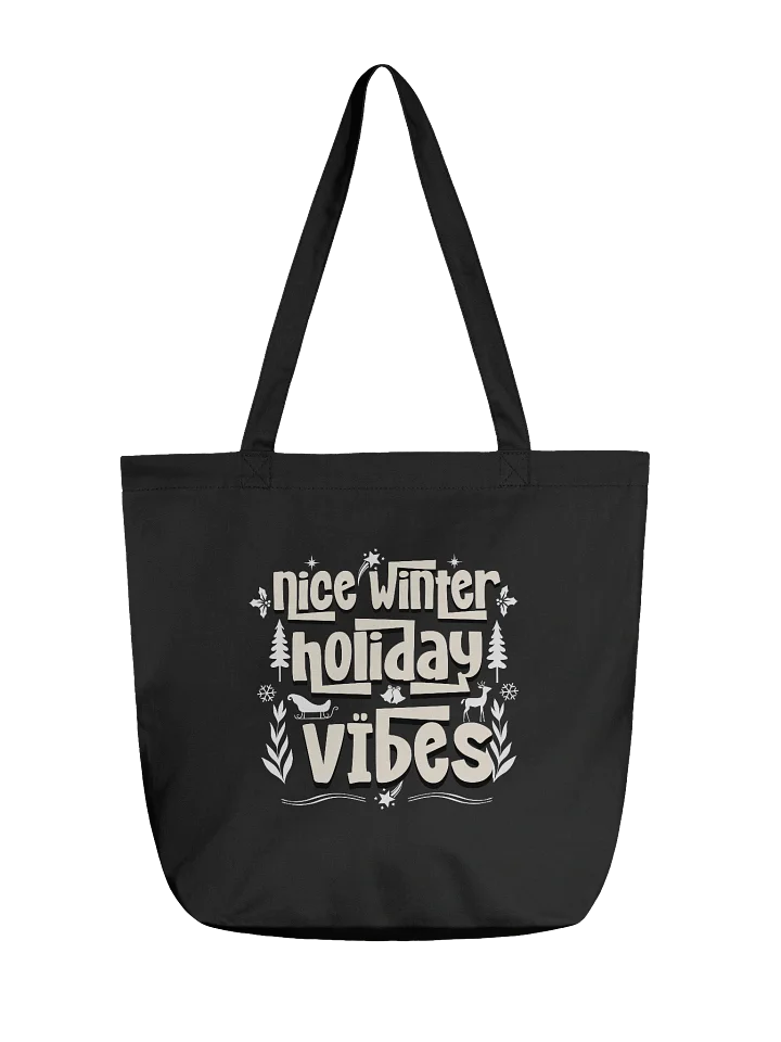 Festive Winter Tote Bag to Brighten Your Holiday Season product image (2)